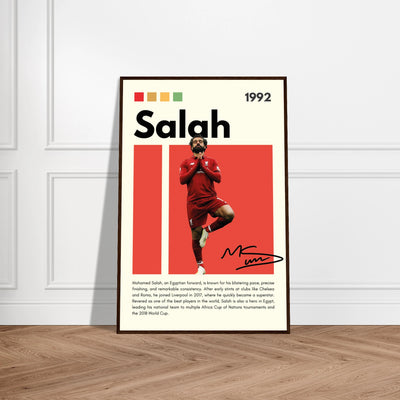 Mohamed Salah Liverpool FC Framed Poster – Iconic Yoga Pose Football Art Print Vibrantwalls