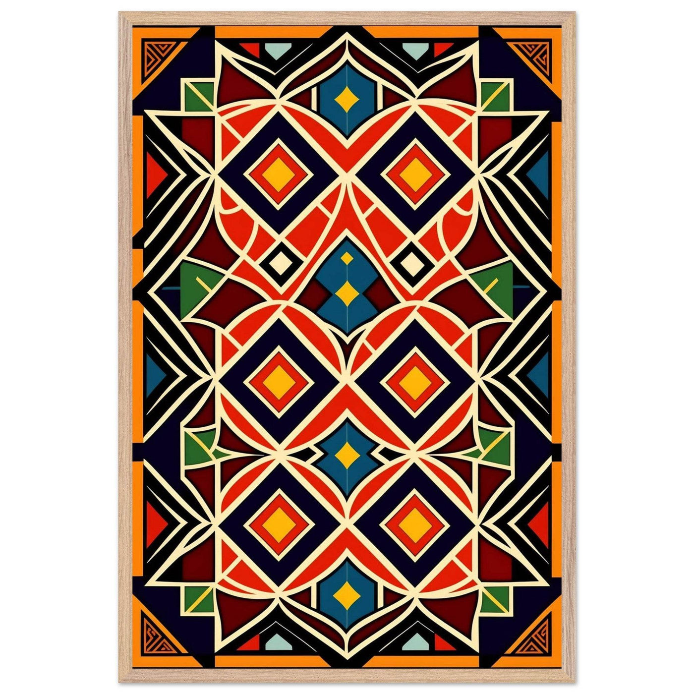 Abstract Geometric Wall Decor - Unique Boho Art for Contemporary Spaces - Vibrantwalls