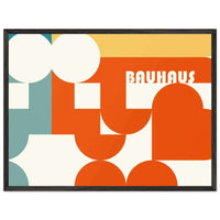 Bauhaus Style Abstract Geometric Movement Design Wall Art - Vibrantwalls