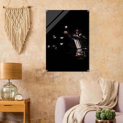 Leonardo DiCaprio Acrylic Art Piece - Catch Me If You Can - Vibrantwalls