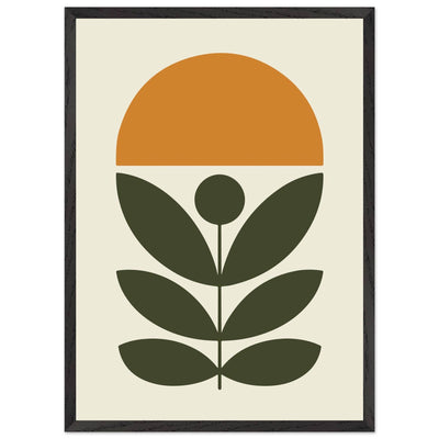 Abstract Botanical Green Plant Modern Art - Vibrantwalls