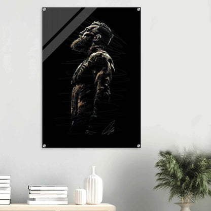 Connor McGregor Sketch Art Acrylic Print – Dynamic, Modern, Scratch-Resistant Wall Decor in Various Sizes
