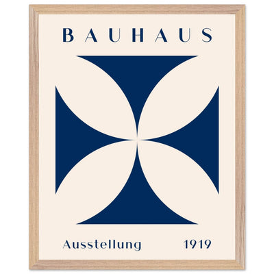 Bauhaus Exhibition 1919 - Navy Cream - Vibrantwalls