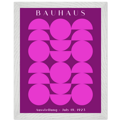 Bauhaus Pink & Purple Abstract - Vibrantwalls