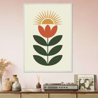 Abstract Floral Sun - Vibrantwalls