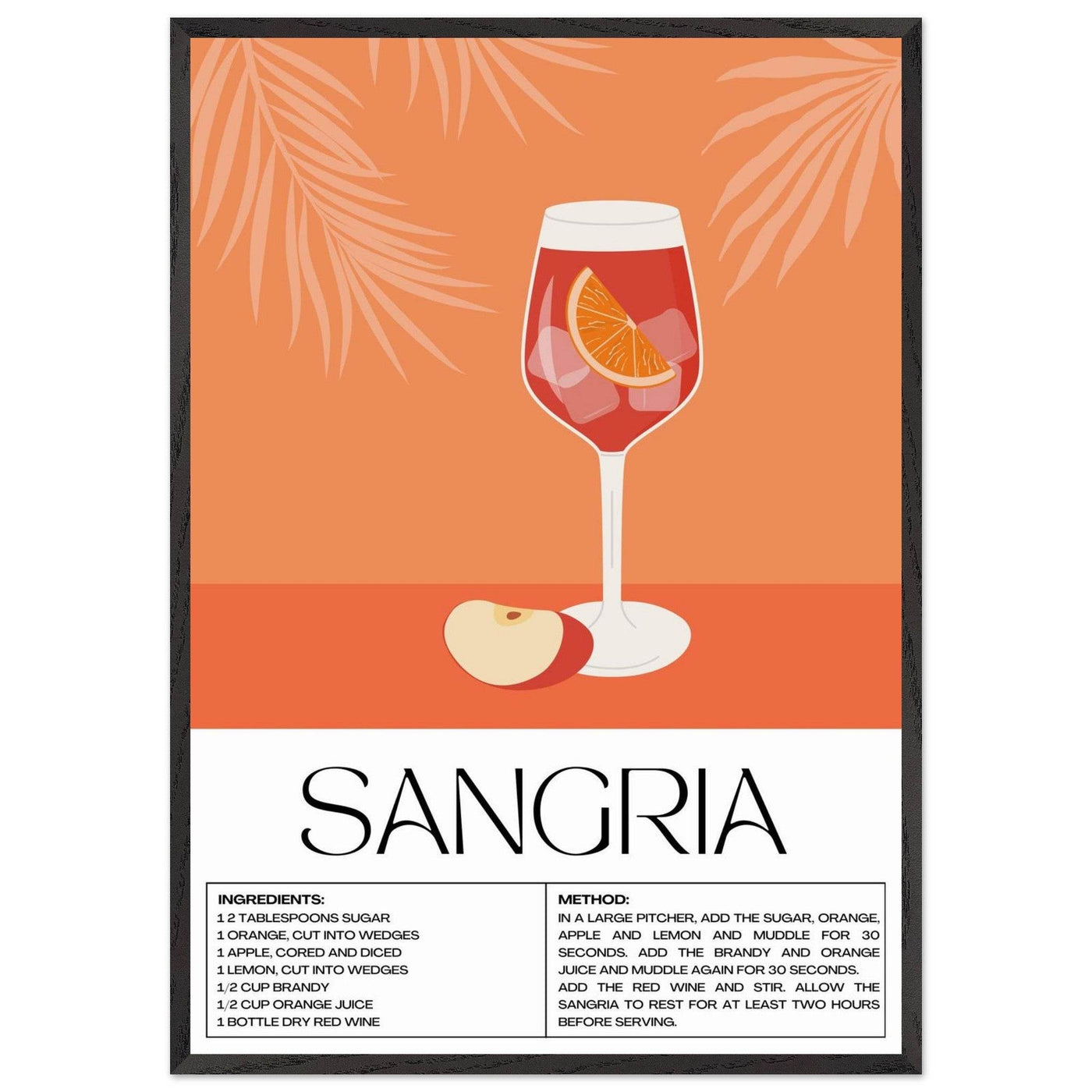 Sangria Cocktail Recipe - Vibrantwalls