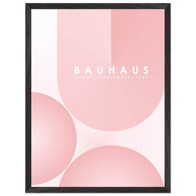 Bauhaus Soft Pink Geometric Design for Contemporary Spaces - Vibrantwalls