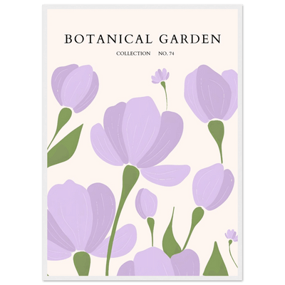 Botanical Garden Elegant Lavender Bloom Art Print - Vibrantwalls