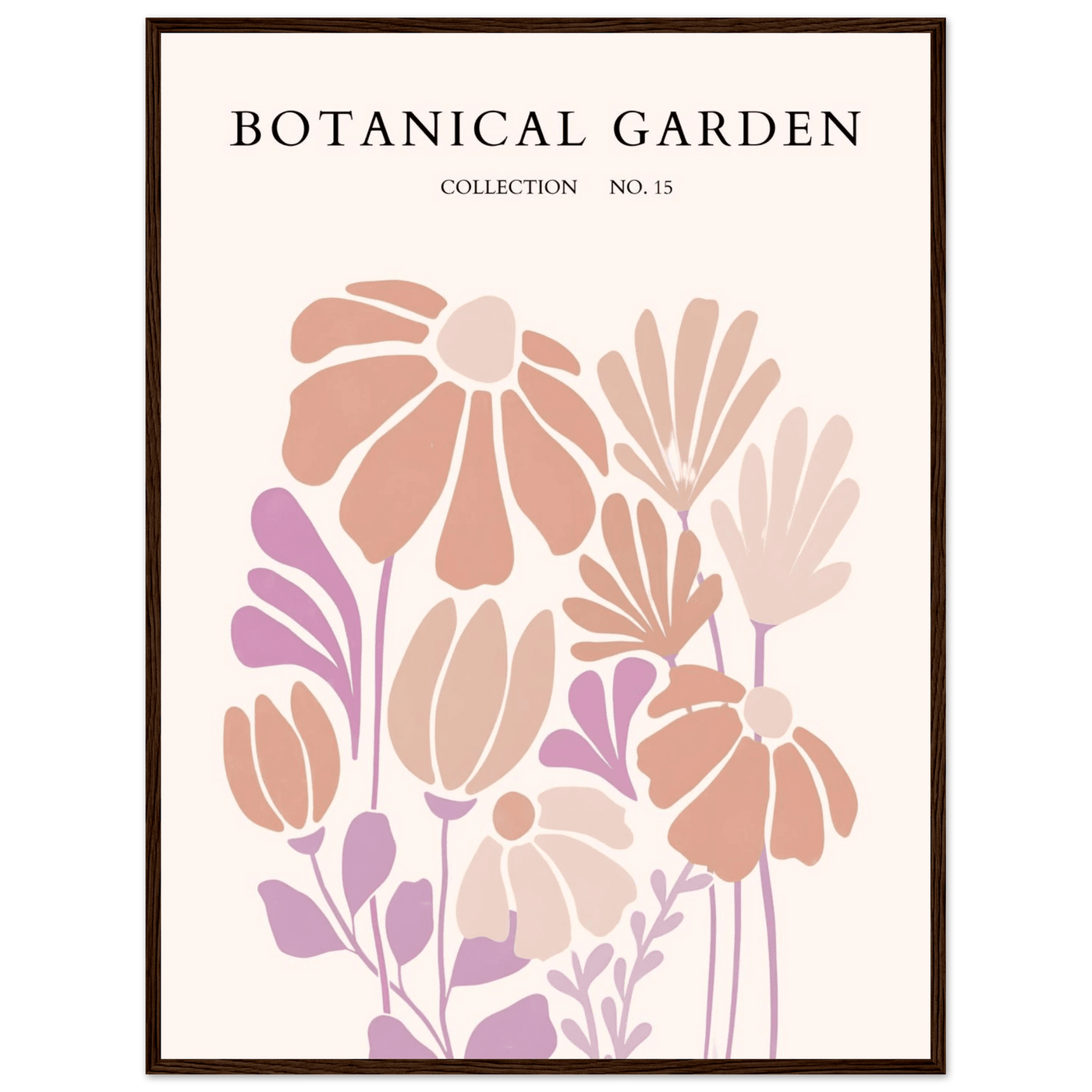 Botanical Garden Collection Framed Posters – Soft Floral Abstract Art Prints | Ready-to-Hang - Vibrantwalls