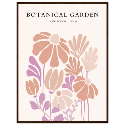 Botanical Garden Collection Framed Posters – Soft Floral Abstract Art Prints | Ready-to-Hang - Vibrantwalls