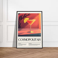 Cosmopolitan Cocktail Poster Wall Art - Vibrantwalls