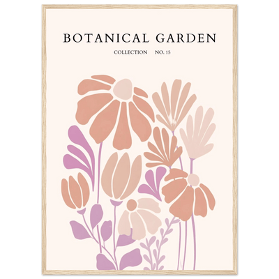 Botanical Garden Collection Framed Posters – Soft Floral Abstract Art Prints | Ready-to-Hang - Vibrantwalls