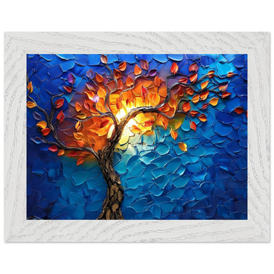 Vibrant Tree of Life Palette Knife Art - Vibrantwalls