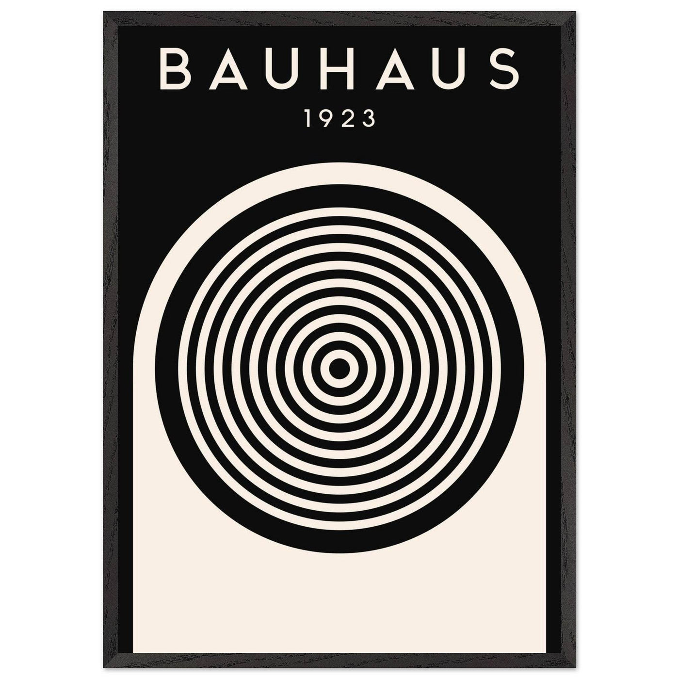 Bauhaus Black & Cream - Vibrantwalls