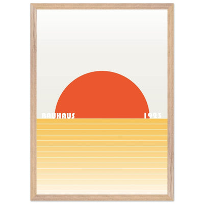 Bauhaus Sunset Abstraction - Vibrantwalls