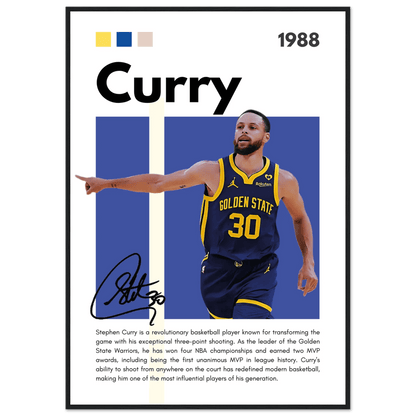 Stephen Curry Chef Curry Warriors Framed Poster - Vibrantwalls