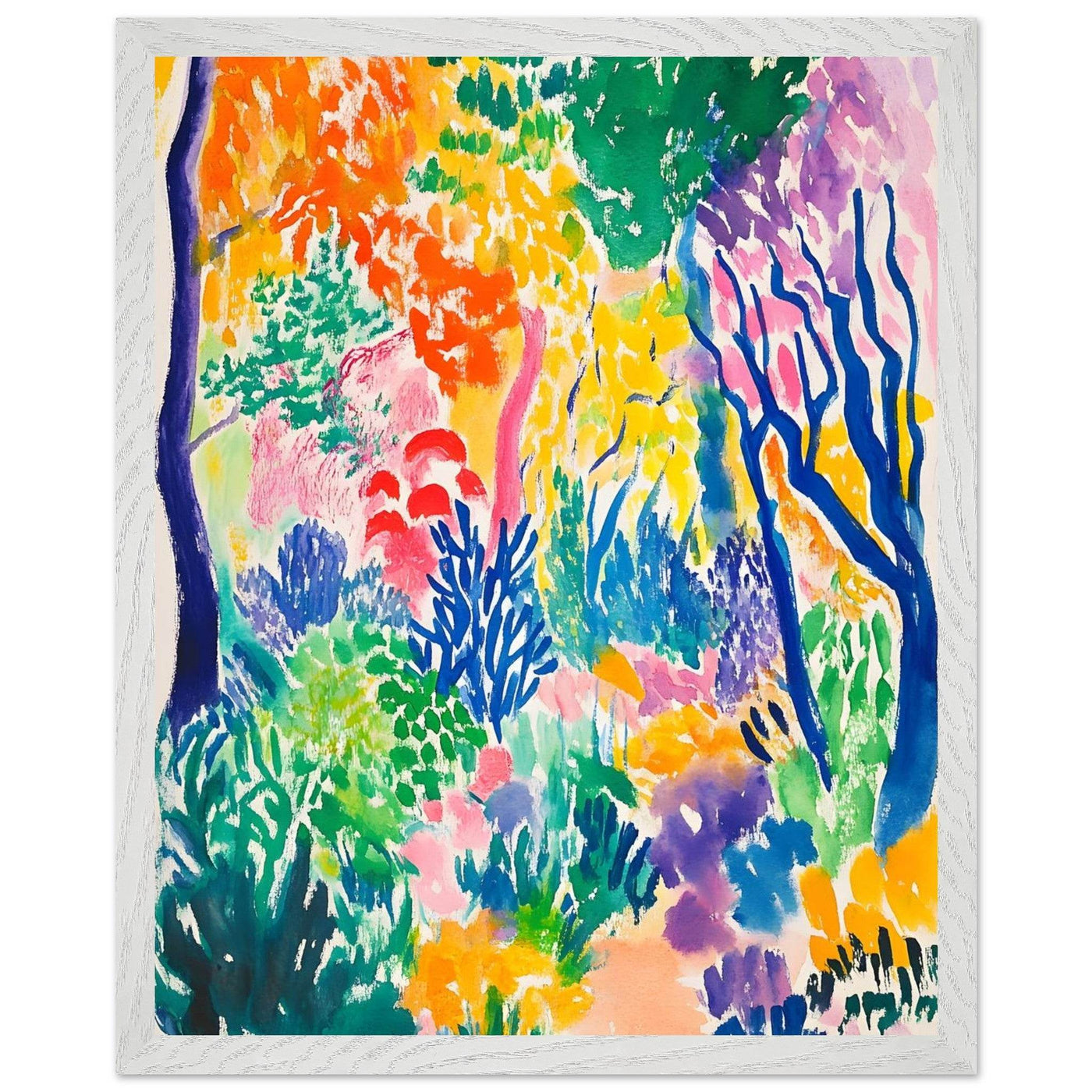 Vibrant Matisse Abstract Garden Joy - Vibrantwalls
