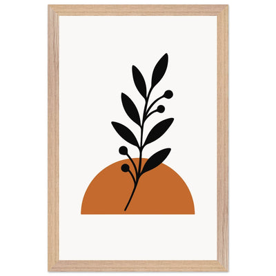 Minimalist Botanical Sunset - Vibrantwalls
