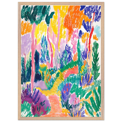 Vibrant Abstract Forest Henri Matisse - Vibrantwalls