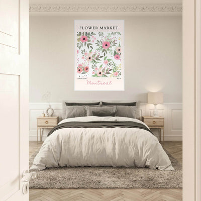 Flower Market Collection: Montreal – Whimsical Floral Art Prints | Ready-to-Hang Framed Posters - Vibrantwalls