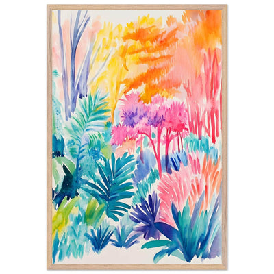 Vibrant Abstract Botanical Matisse Style - Vibrantwalls