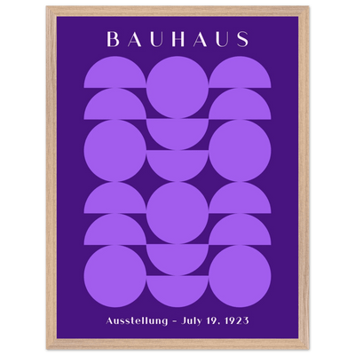 Bauhau 1923 Purple Geometric - Vibrantwalls