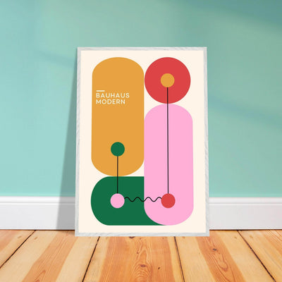 Bauhaus Colorful Geometric Art for Modern Home Decor - Vibrantwalls