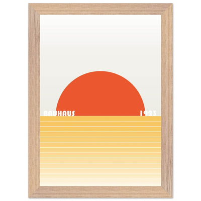 Bauhaus Sunset Abstraction - Vibrantwalls