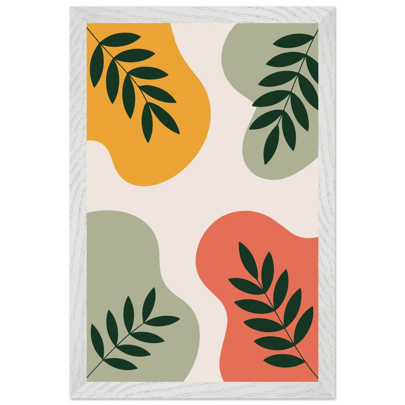 Abstract Botanical Art - Vibrantwalls