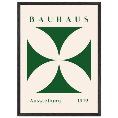 Deep Green Cream Bauhaus 1919 - Vibrantwalls