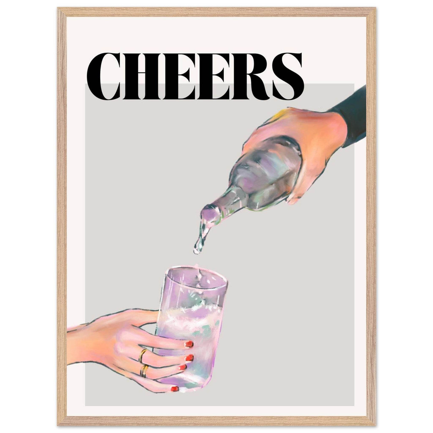 Cheers Cocktail - Vibrantwalls