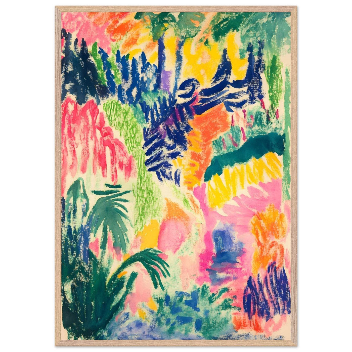 Vibrant Abstract Henri Matisse - Vibrantwalls