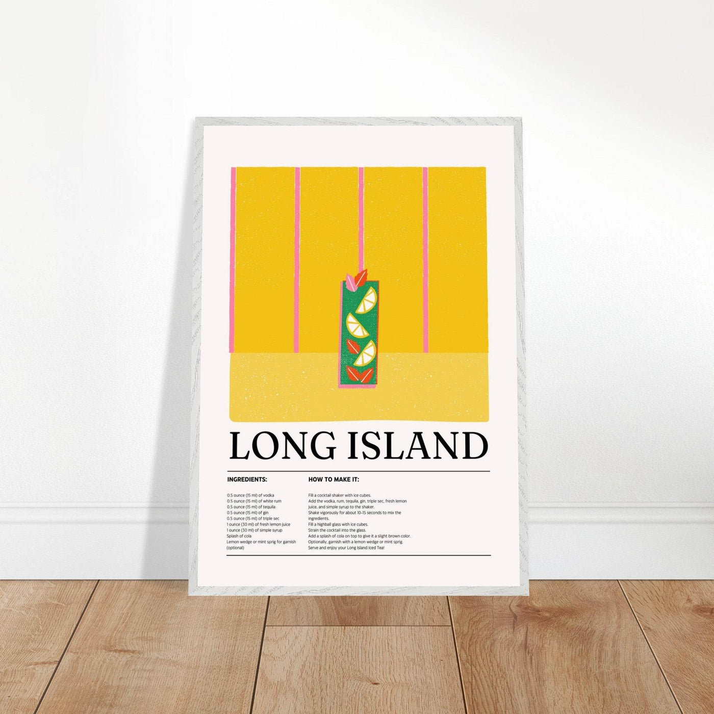 Long Island Iced Tea Recipe Party Drink - Vibrantwalls