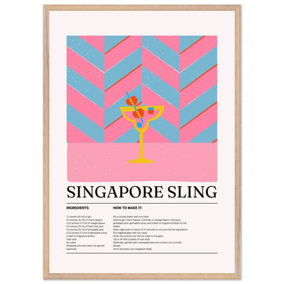 Singapore Sling Cocktail Recipe - Vibrantwalls