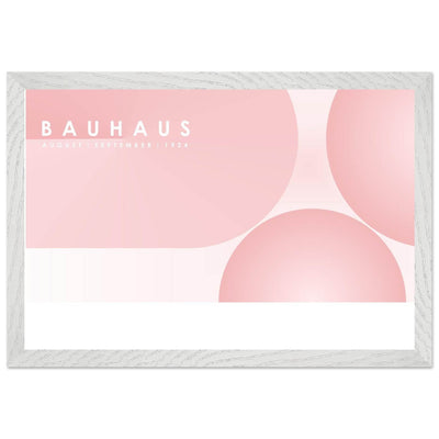 Bauhaus-Style Soft Pink Geometric - Vibrantwalls