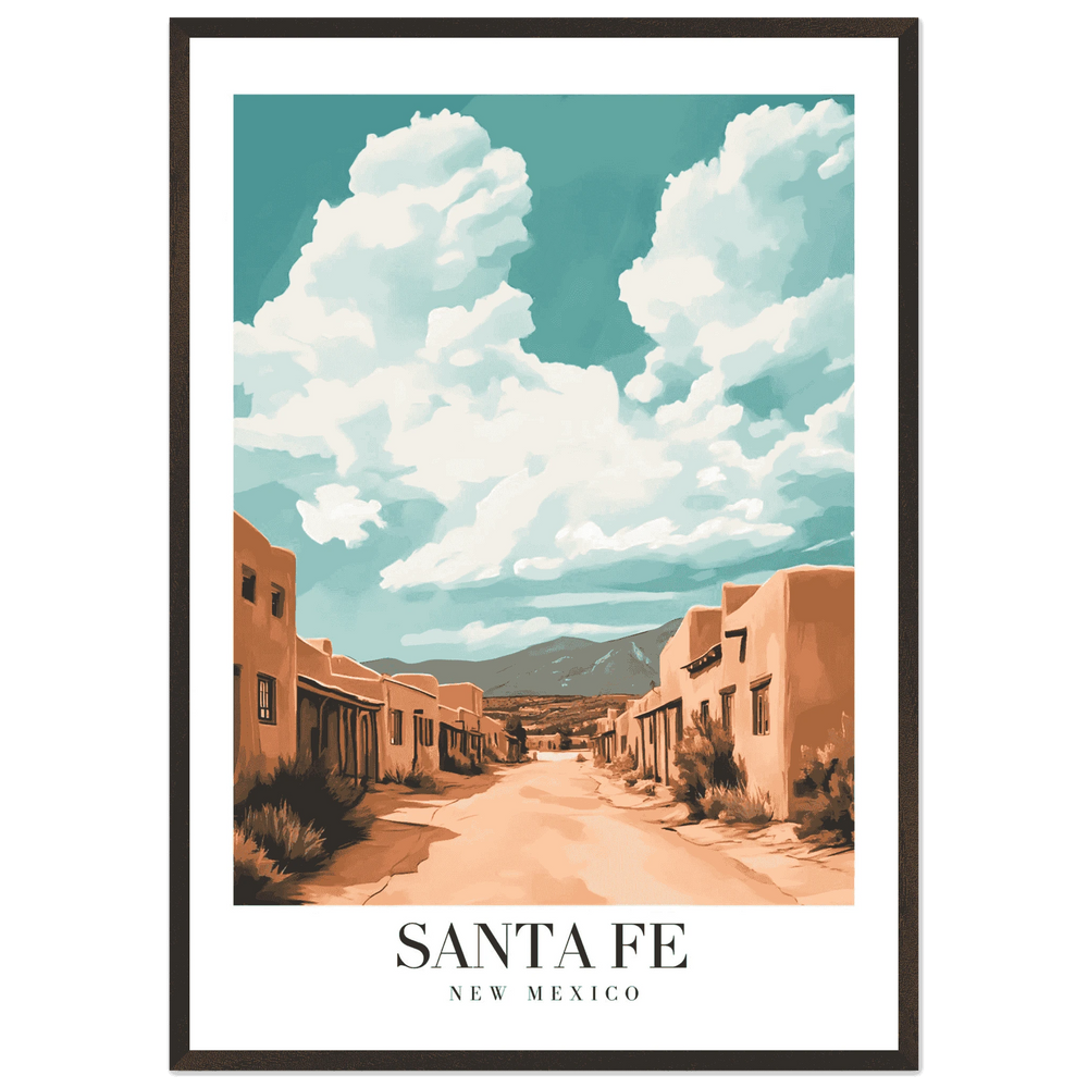 Santa Fe New Mexico Wall Art - Vibrantwalls