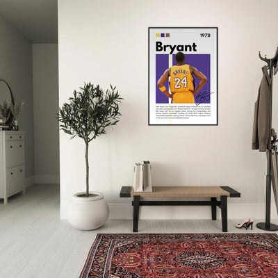 Kobe Bryant Mamba Mentality Lakers Framed Poster Vibrantwalls