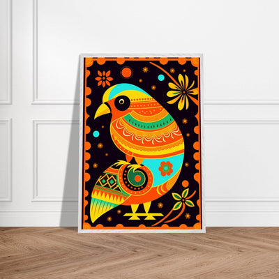 Vibrant Tribal Bird Art - Vibrantwalls