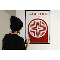 Bauhaus Ausstellung 1923 Concentric Circle Wall Art - Vibrantwalls