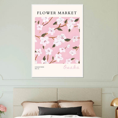 Sakura Pink Bloom Framed Poster – Delicate Floral Art Print | Ready-to-Hang in Your Choice of Frame - Vibrantwalls