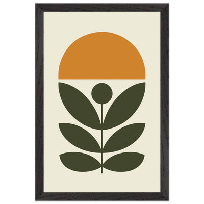 Abstract Botanical Green Plant Modern Art - Vibrantwalls