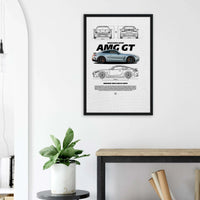 AMG GT Grand Tourer Canvas Print – Legendary Framed Art Decor - Vibrantwalls