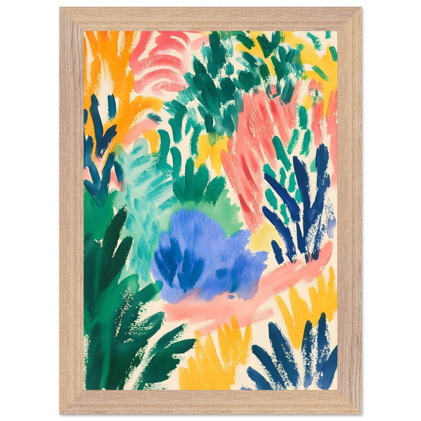 Abstract Floral Delight - Vibrantwalls