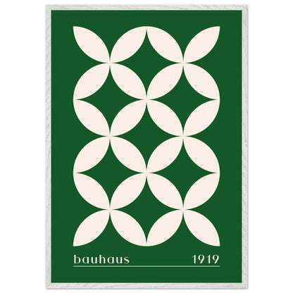 Bauhaus 1919 Green & Beige - Vibrantwalls