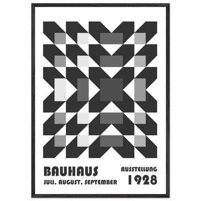 Bauhaus-Style Geometric Grid - Vibrantwalls