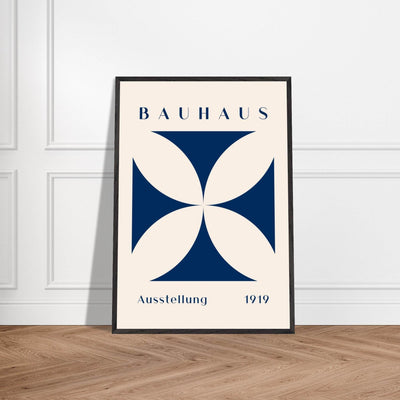Bauhaus Exhibition 1919 - Navy Cream - Vibrantwalls