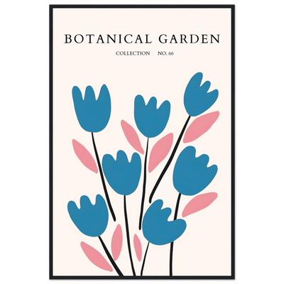 Abstract Botanical Garden Framed Poster – Modern Floral Art Print | Ready-to-Hang in Various Sizes & Frames - Vibrantwalls