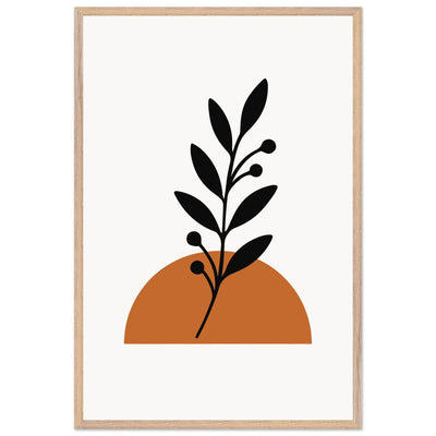 Minimalist Botanical Sunset - Vibrantwalls