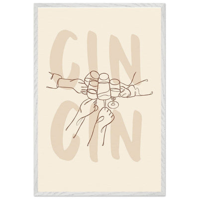 Framed Gin Quote Artwork for Gin Lovers - Perfect Decor for Home or Bar - Vibrantwalls