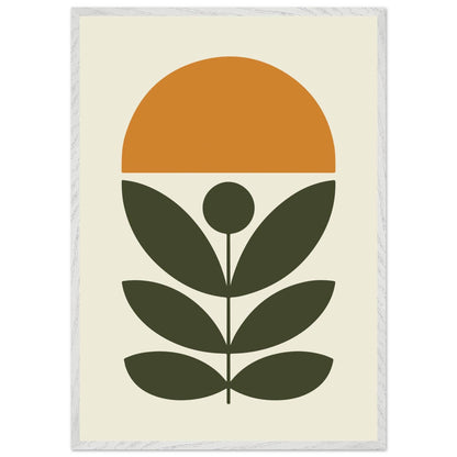 Botanical Green Plant Modern Abstract Wall Art - Vibrantwalls